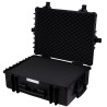 Valise Bag étanche noir avec mousse Dim 580*440*160 + 60