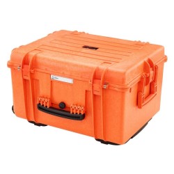 Valise Bag étanche orange avec mousse Dim 580*440*270 + 60