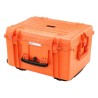 Valise Bag étanche orange avec mousse Dim 580*440*270 + 60