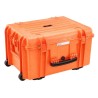 Valise Bag étanche orange avec mousse Dim 580*440*270 + 60