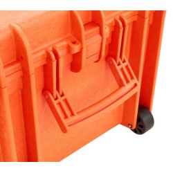 Valise Bag étanche orange avec mousse Dim 580*440*270 + 60