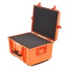 Valise Bag étanche orange avec mousse Dim 580*440*270 + 60