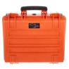 Valise Bag étanche orange avec mousse Dim 440*345*143 + 47