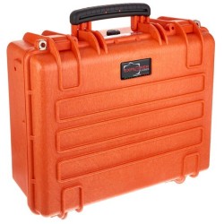 Valise Bag étanche orange avec mousse Dim 440*345*143 + 47
