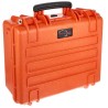 Valise Bag étanche orange avec mousse Dim 440*345*143 + 47