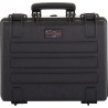 Valise explorer noir avec mousse Dim 445*345*190