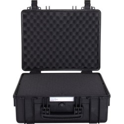 Valise explorer noir avec mousse Dim 445*345*190