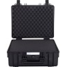 Valise explorer noir avec mousse Dim 445*345*190