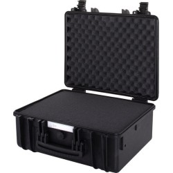 Valise explorer noir avec mousse Dim 445*345*190