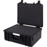 Valise explorer noir avec mousse Dim 445*345*190