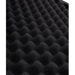 Valise explorer noir avec mousse Dim 445*345*190