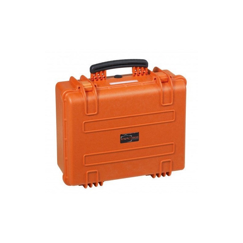 Valise Bag étanche orange avec mousse Dim 480*370*155 + 50