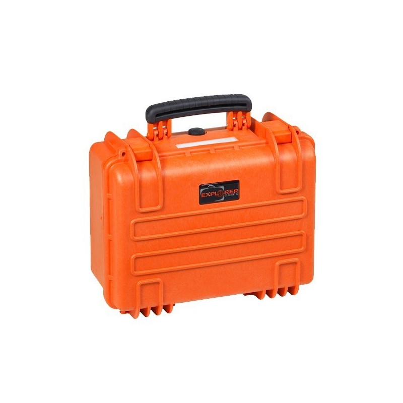Valise Bag étanche orange avec mousse Dim 380*270*135 + 45
