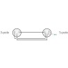 ADAPTER DMX XLR5 FEMALE / XLR3 MALE