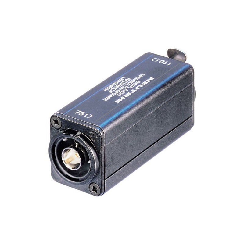 Adaptateur convertisseur numérique aes/ebu 75 BNC/XLR femelle