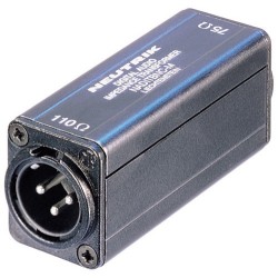 Convertisseur numérique aes/ebu – 75 ohms /bnc /xlr mâle