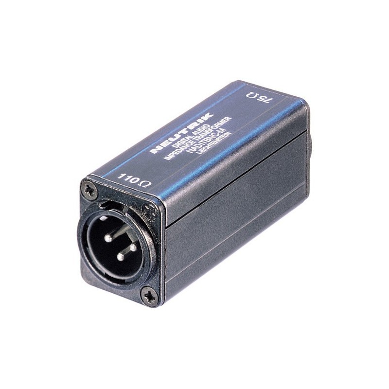 Convertisseur numérique aes/ebu – 75 ohms /bnc /xlr mâle
