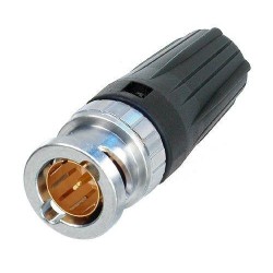 BAYONET BNC PLUG FOR COAX. 4mm