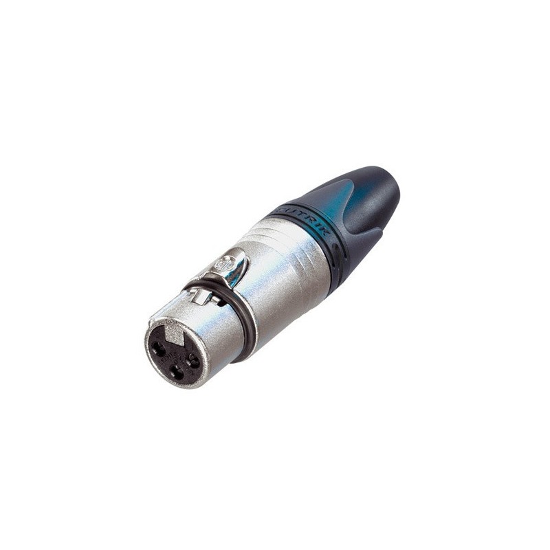100 FEMALE XLR3 PLUGS DISMOUNTED NEW GENERATION