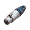 100 FEMALE XLR3 PLUGS DISMOUNTED NEW GENERATION