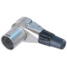 Fiche XLR mâle coudée 5 points
