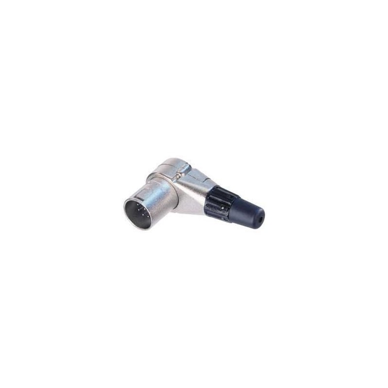 Fiche XLR mâle coudée 7 points