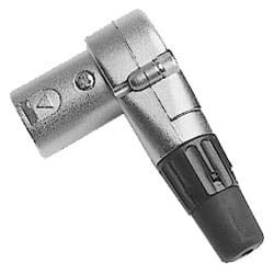 Fiche XLR mâle coudée 7 points