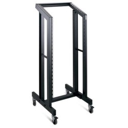 STAND FOR TUBULAR RACK 25U, WITH 4 WHEELS