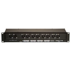 8 AMPLIFIED XLR5 OUTPUT RACK-MOUNTED DMX DISTRIBUTOR