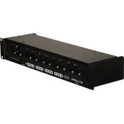 8 AMPLIFIED XLR5 OUTPUT RACK-MOUNTED DMX DISTRIBUTOR