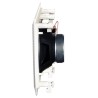 Enceinte de sonorisation murale blanche 40W 100V